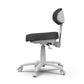 Med-Resource 945 Deluxe Medical Stool with Backrest