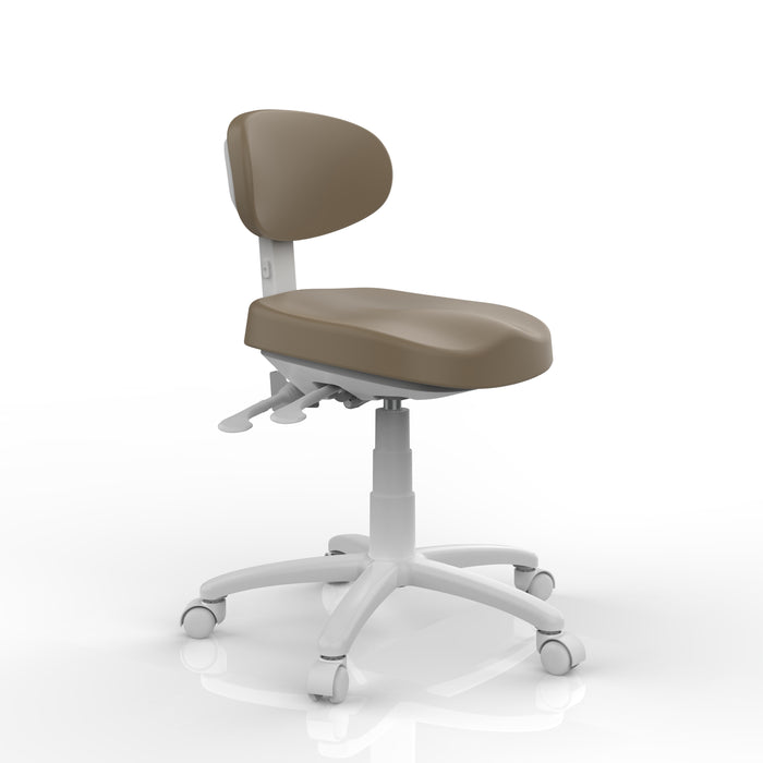 Med-Resource 945 Deluxe Medical Stool with Backrest