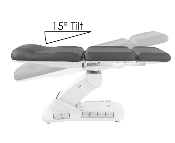 Med-Resource 646-EBS Hi-Lo Power Procedure Table with Swivel and Stirrups - Flat Position